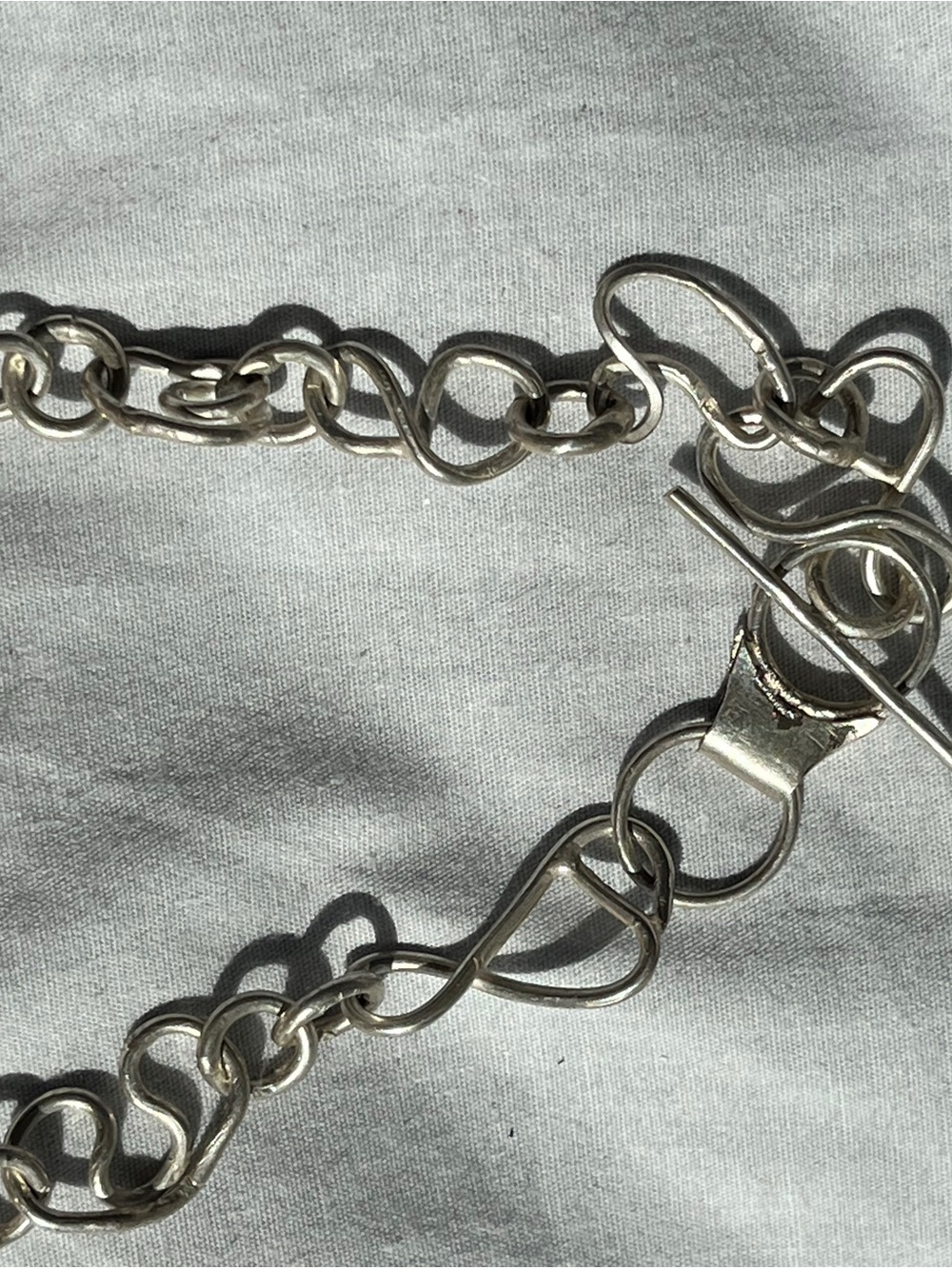 Sterling Silver Hand-Fabricated Chain Necklace
